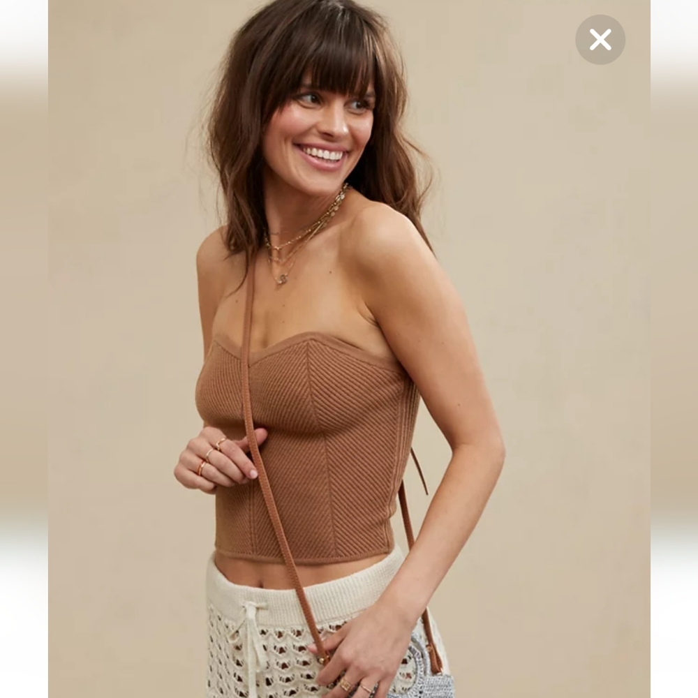 Aerie Ribbed Sweater Tube Top